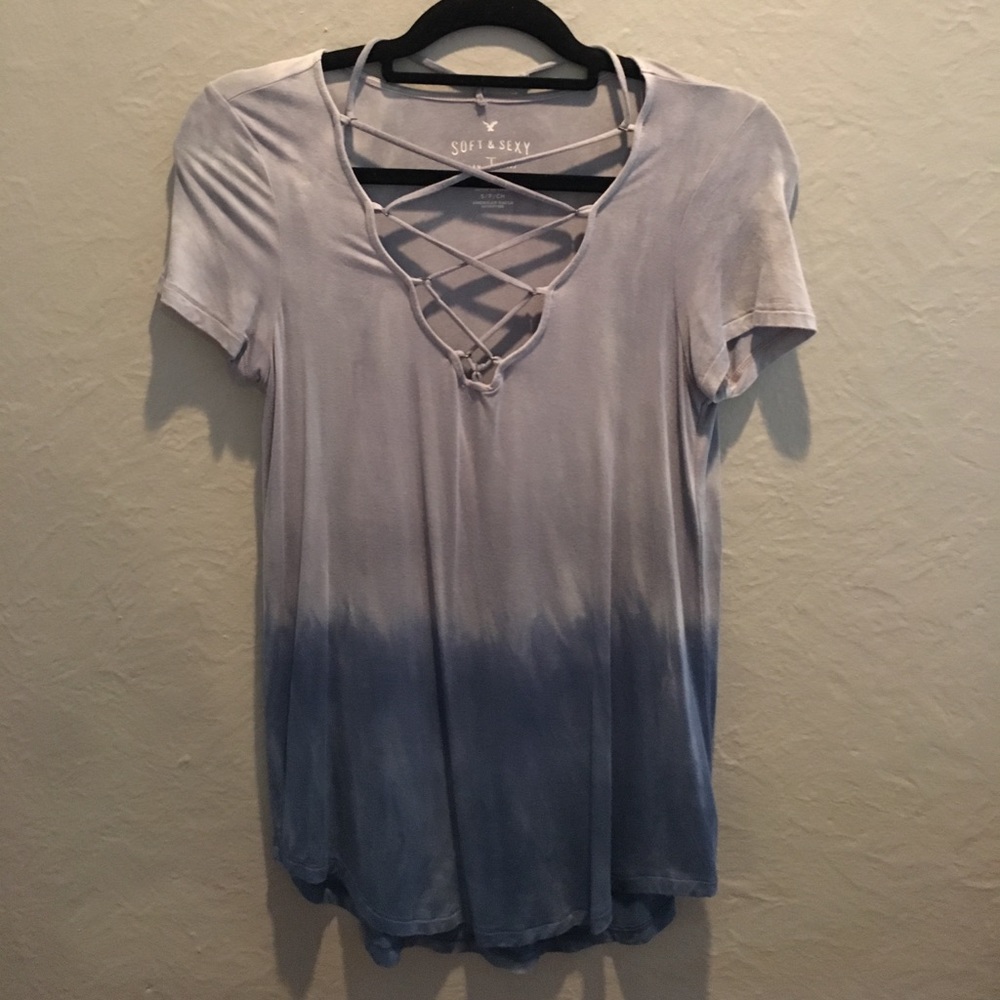 American Eagle Lace Front Top